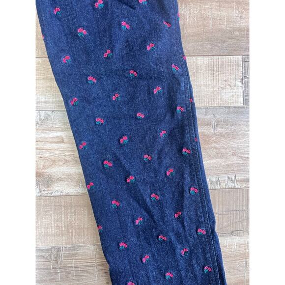 Miaou Rose Embroidered Jeans Size 23 - Picture 7 of 8